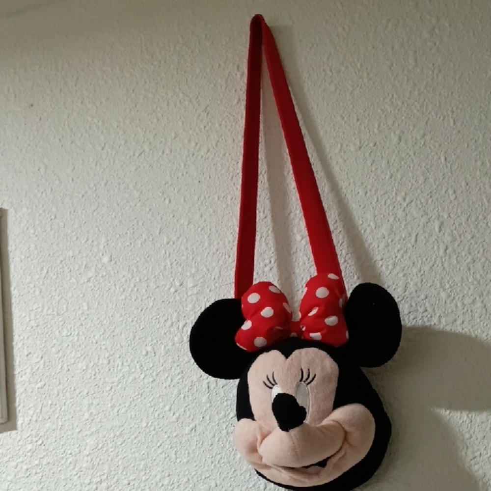 Minnie Mouse Red and Black Kids Bag